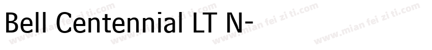 Bell Centennial LT N字体转换